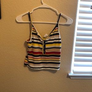 Multi colored crop top